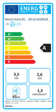 Klimadeluxe - Krachtige Mobiele airco - 12000 btu - Smart airconditioning met WiFi en app - incl. raamafdichtingset